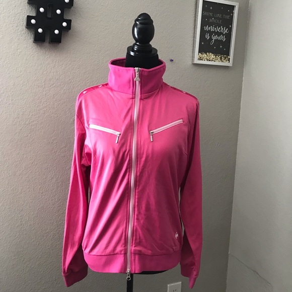 le coq sportif tracksuit womens Pink